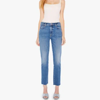 Mother The Rascal Ankle Fray Jean In Opposites Attract