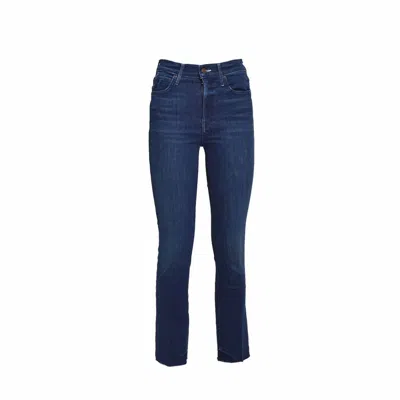 Mother The Rascal Ankle Snippet Blue Cotton Jeans