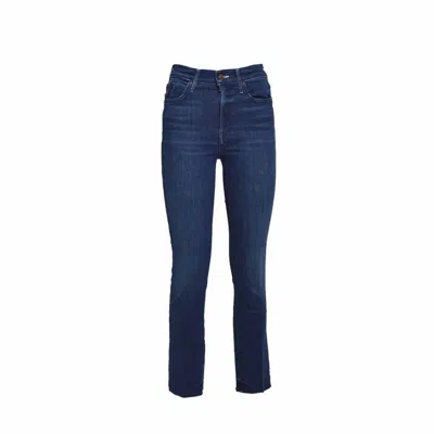 Mother The High Waisted Hiker Hover Jeans In Across The Finnis