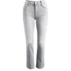 Mother The Rascal Frayed Ankle Slim Jeans In Noted