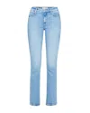 Mother Rascal Hover High Waist Ankle Straight Leg Jeans In Blue