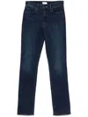 Mother The Rascal Skimp Jeans In Blue