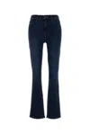 Mother The Weekender Fray Jeans Chip On My Shoulder In Blue