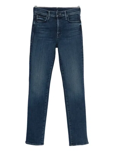 Mother The Rascal Skimp Jeans In Blue