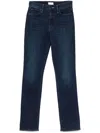 Mother The Rascal Skimp Jeans In Blue