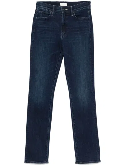 Mother The Rascal Skimp Jeans In Blue