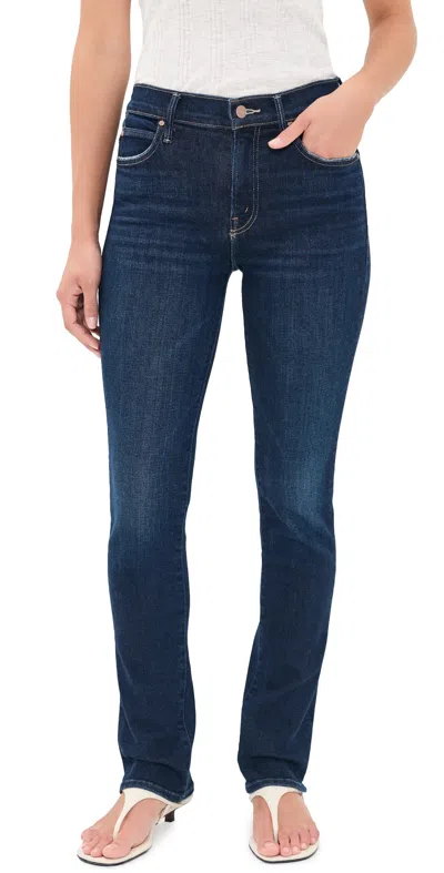Mother The Rascal Skimp Jeans Hard Stop Honey In Blue