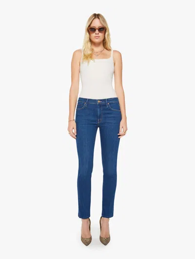 Mother The Rascal Skimp Pinkies Up! Jeans In Blue