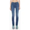 Mother The Rascal Skimp Skinny Jeans In Blue