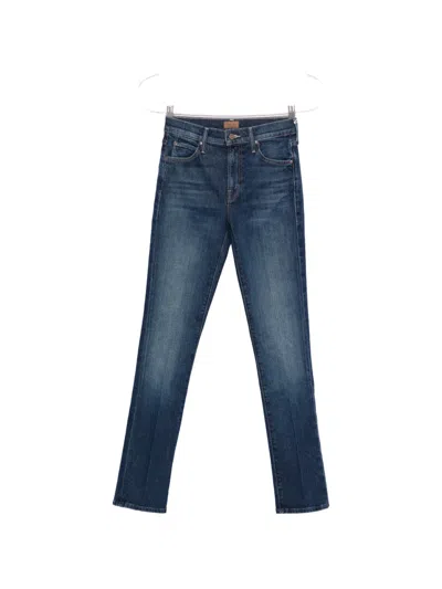 Mother The Rascal Skimp Straight-leg Jeans In Blue