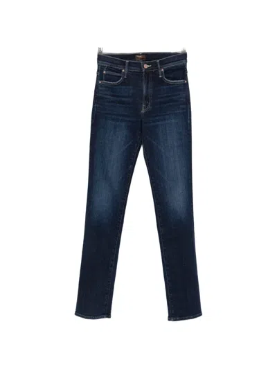 Mother The Rascal Skimp Straight-leg Jeans In Blue