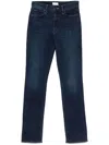 Mother The Rascal Skimp Jeans In Blue