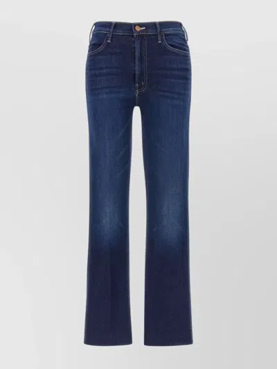 Mother The Rebel Crop Fray Jeans