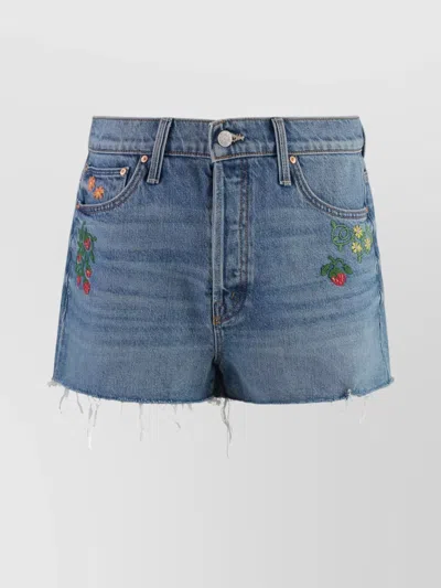 MOTHER THE REBEL DENIM SHORTS