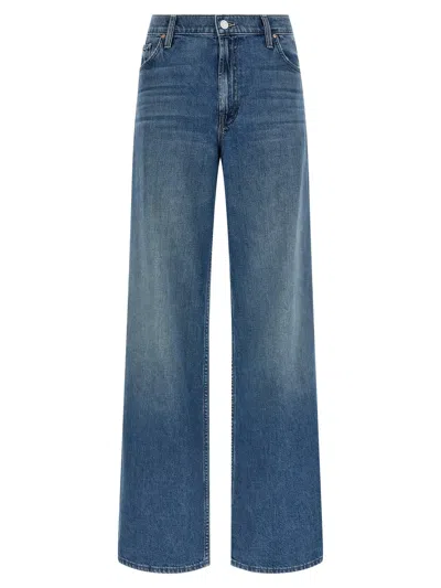 Mother 'the Rerun Zip Sneak' Jeans In Blue