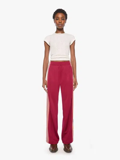 Mother The Resealable Personal Best Sneak Persian Pants In Red - Size X-small