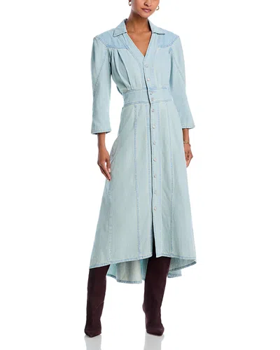 MOTHER THE RHAPSODY DENIM SHIRT DRESS