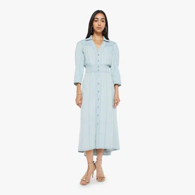 Mother The Rhapsody Dress Party Pad In Light Blue