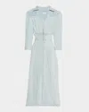Mother The Rhapsody High-low Midi Denim Dress In Party Pad