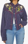 Mother The Riding Shotgun Circle The Wagon Shirt In Circle The Wagon