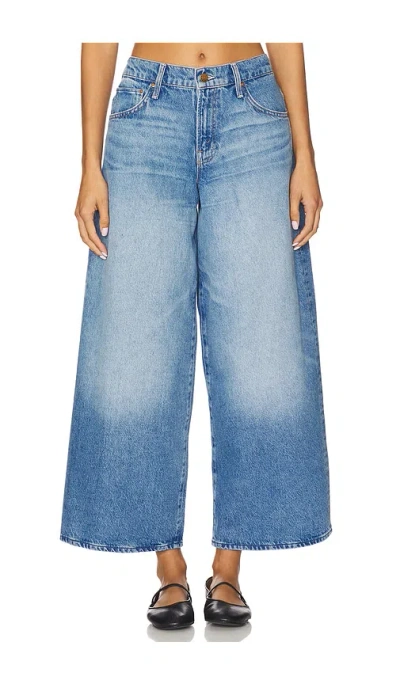 Mother The Rigatoni Flood Jeans In Blue