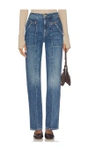 Mother Riveting Rambler Zip Sneak Ç›´ç­'é•¿è£¤ Â€“ Bending The Rules. Å°ºç � 34 (also Â€“ 23, 24, 25, 26, 2 In Blue