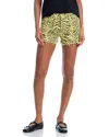 Mother The Rocky Tomcat Kick Fray High Rise Denim Shorts In Catcall