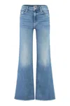 MOTHER MOTHER THE ROLLER 5-POCKET STRAIGHT-LEG JEANS