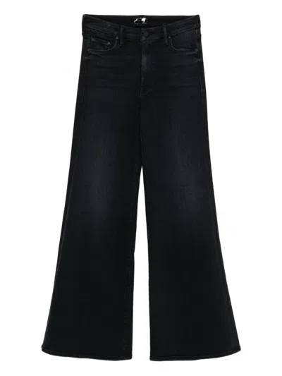 Mother 'the Roller' Flared Jeans By ''  In Black
