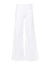 Mother White Flared Jeans In White
