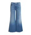 Mother The Roller Fray Wide-leg Jeans In Blue