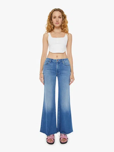 MOTHER THE ROLLER FRAY WORK HARD PLAY HARD JEANS