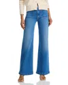 Mother The Roller High Rise Wide Leg Jeans In Piece By Piece In Piece By Piece