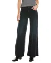 Mother The Roller Night In Venice Wide Leg Jean In Blue