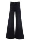 Mother The Roller Sneak Denim Jeans In Blue