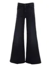 Mother The Roller Sneak Denim Jeans In Blue