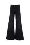 Mother The Roller Sneak Jeans In Blue