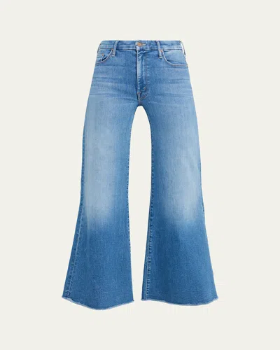 Mother The Roller Wide-leg Jeans In Blue