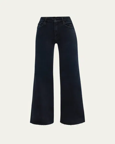 Mother The Roller Wide-leg Jeans In Blue