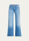 Mother The Roller Wide-leg Jeans In Work Hard Play Ha