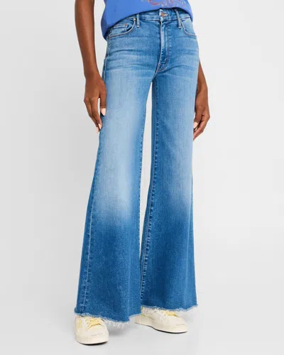 MOTHER THE ROLLER WIDE-LEG JEANS