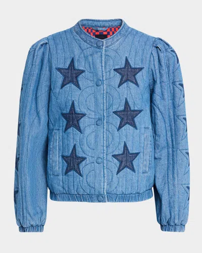 Mother The Rough Puff Bomber Jacket In Stunt Double
