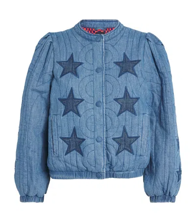 MOTHER THE ROUGH PUFF DENIM JACKET