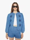 Mother The Rough Puff Bomber Jacket In Blue