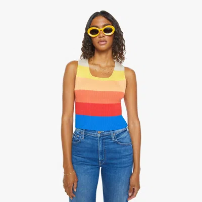 MOTHER THE ROUND NECK RIB TANK TOP OVER THE HORIZON