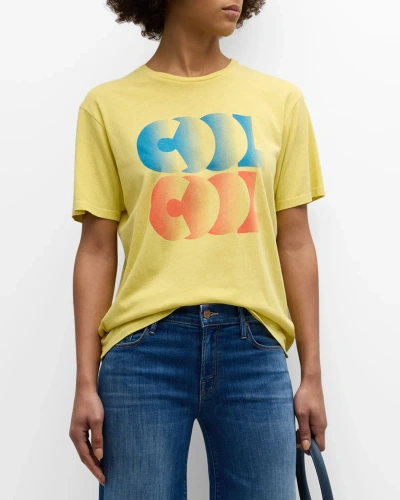 Mother The Rowdy Crewneck Tee In Cool Cool Coo