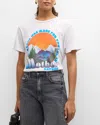 Mother The Rowdy You And Me T-shirt In White - Size X-small In Yme - You And Me