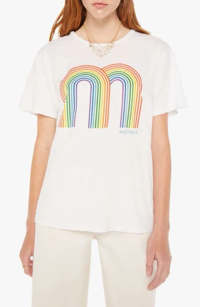 Mother The Rowdy Graphic T-shirt In Double Rainbow