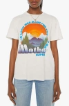 Mother The Rowdy You And Me T-shirt In White - Size X-small In Yme - You And Me