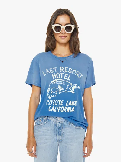 Mother The Rowdy Last Resort T-shirt In Blue